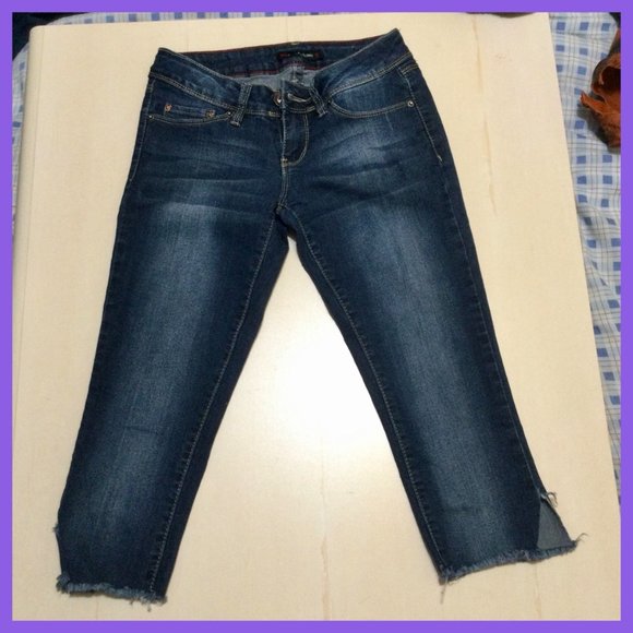 Cropped Skinny Jeans, sz 0 - Picture 4 of 5